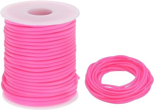 sourcing map Rubber Cord Tube Hollow Pipe 16ft 27yds 1/8" Dia 1/16" Hole Silicon - Picture 3 of 24