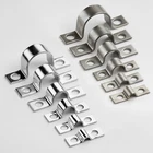 Cable Clamps DIN 72573 Galvanised Steel - Metal Pipe Tractor Mounting Clamp