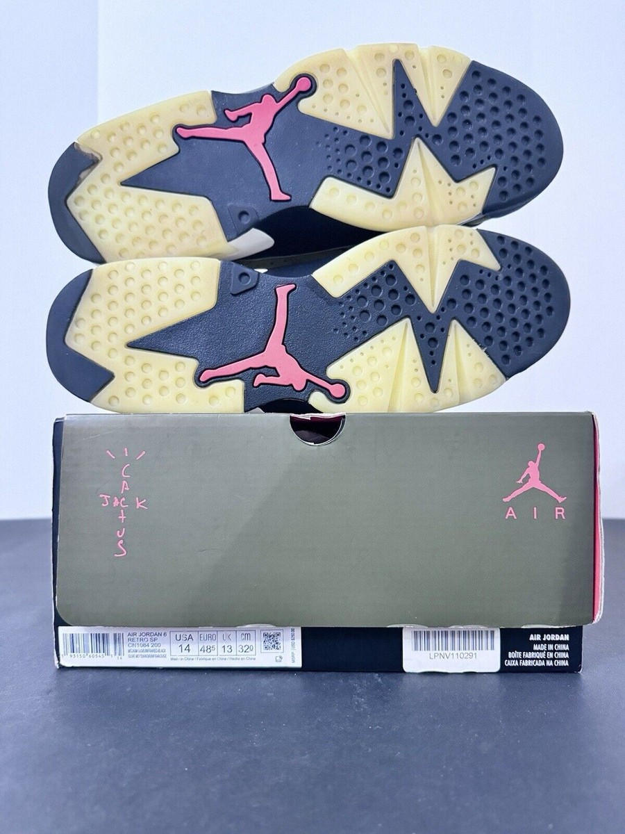 Nike Air Jordan 6 Retro Travis Scott Olive CN1084-200 Khaki Nike Air Jordan 6 Retro Travis Scott Olive CN1084-200 Khaki