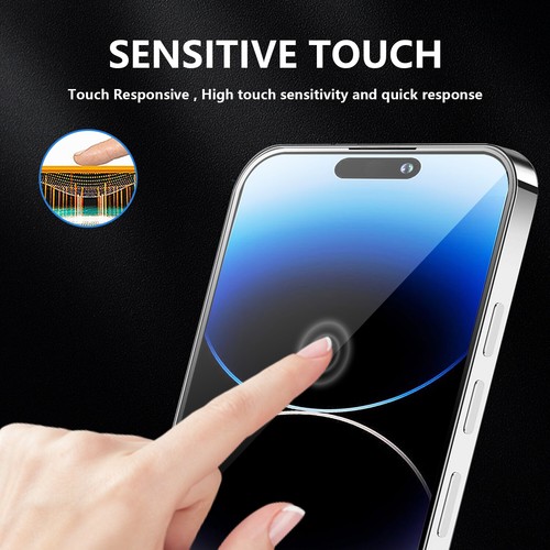 For iPhone 15 15 Plus 15 Pro Max Tempered Glass HD Clear 9H Hardness No Bubbles - Picture 19 of 20