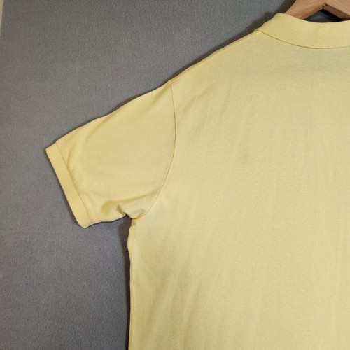 Ralph Lauren Mens Polo Shirt 2XL Yellow Solid Short Sleeve - Picture 14 of 18