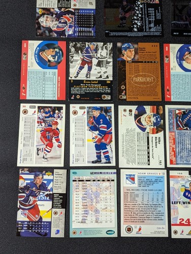 New York Rangers - 1990's NHL Hockey Cards - 26 Cards lot - Picture 10 of 11