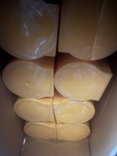 200 NEW SOLID YELLOW CLAM SHELL CD CASES, CSHELL, SALE FREE SHIPPING