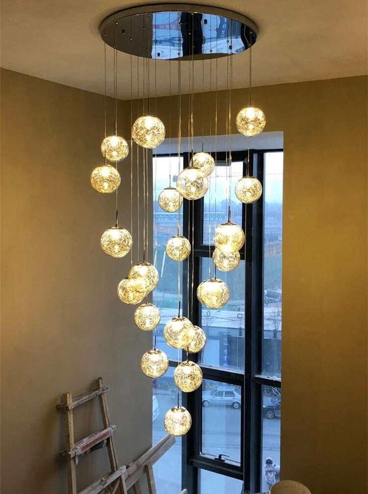 Modern glass ball pendant light deals