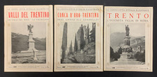 Cento Città d'Italia  1924-29 3 fascicoli: Valli Trentino - Conca D'Oro - Trento