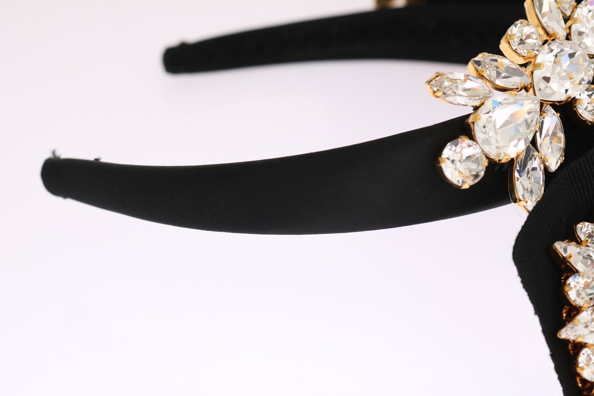 Dolce & Gabbana Lemon Print Headband Crystal Hairband Women Black Hair Dolce and Gabbana Headband - Etsy main image 2