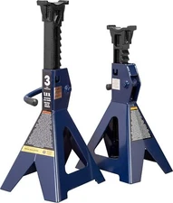 TCE 3 Ton Steel Jack Stands with Extend Bar High Profile for SUV ATV, 1 Pair