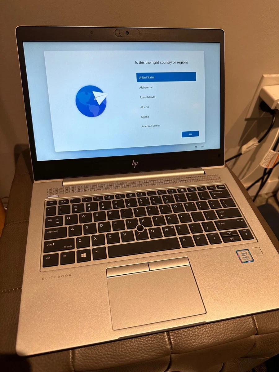 HP EliteBook 830 G5 8th Gen i7-8550U 16GB 256GB SSD Webcam Windows