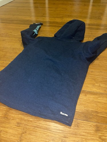New NWT Boy's Hurley Hoodie Blue Full Zip Size M Obsidian Heather 984792-UU7 NEW - Picture 9 of 9