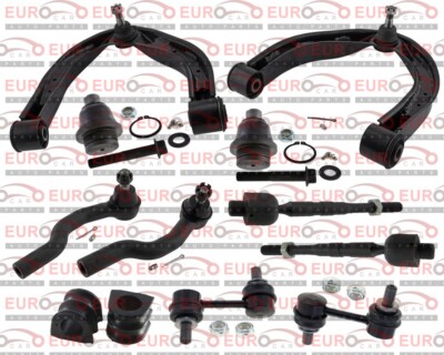 Front End Tie Rod Ends Sway Bar Bushings Upper Arms For Infiniti QX56 2004-13