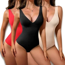 Shapewear Bodysuit for Women Tummy Control Body Shaper Shaping Halter Tank Tops