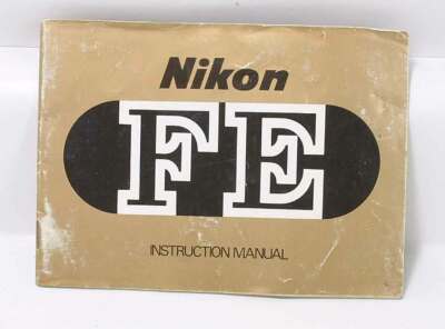 ❶ NIKON FE INSTRUCTION BOOK/105816 | eBay