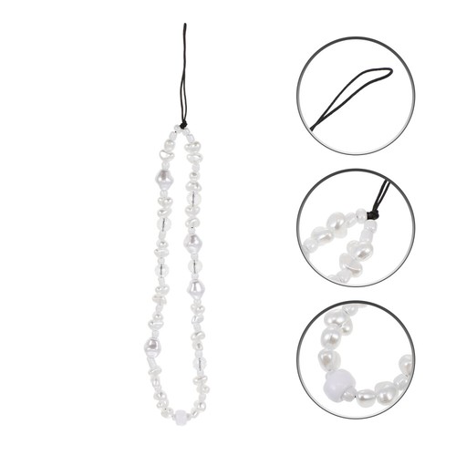 Phone Charm Strap Phone Wristlet Beaded Wrist Strap Cell Phone Lanyard - 第 6/12 張圖片