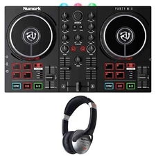Numark Party Mix II DJ Controller for Serato LE w Light Show & Headphones