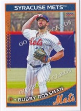2023 Syracuse Mets Bubby Rossman RC Rookie New York Mets  Minor League Jewish