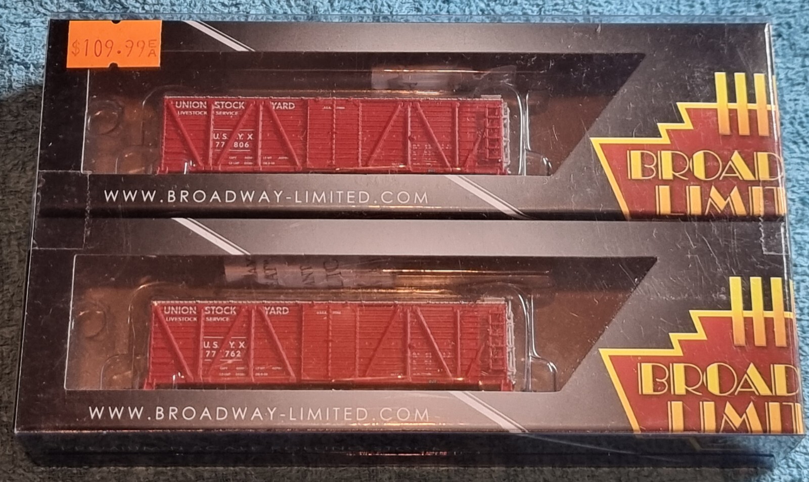 Broadway Limited 6595 Union Stock Yards Stock Car No Sound 2 pack eBay