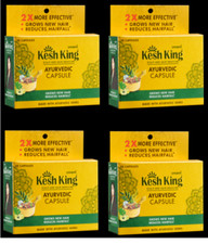 4x Kesh Kesh King Hair Growth  Removes Dandruff 30 Caps Each 120 Caps 