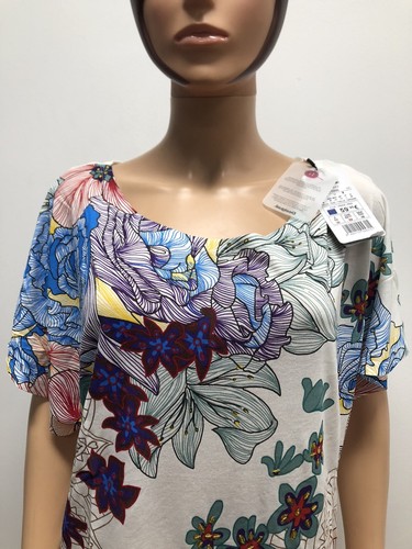 Top Woman Desigual Size L White Color New - Picture 2 of 7