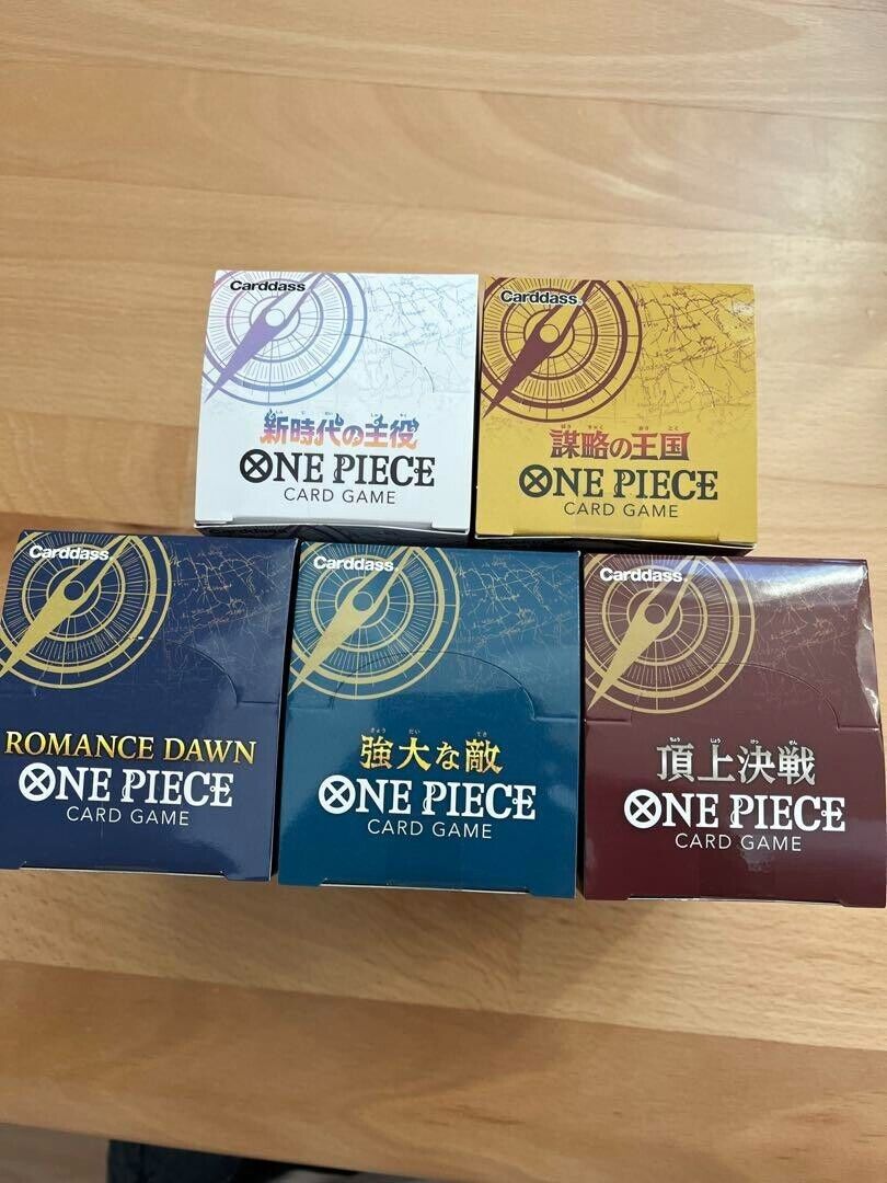 One Piece Card Box 5PCS/Pack Strongest