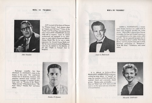 Adler and Ross "PYJAMA GAME" Amateurtheater 1959 Bangkok, Thailand Playbill - Bild 4 von 11