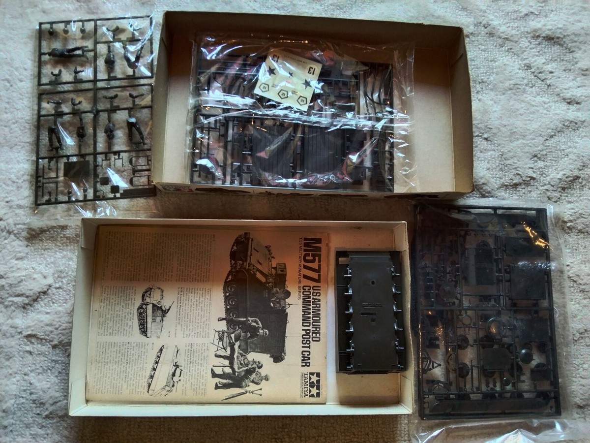 Rare Tamiya Kit, U.S. Armoured Command Post Car M577, 1/35 Rare Tamiya Kit, U.S. Armoured Command Post Car M577, 1/35