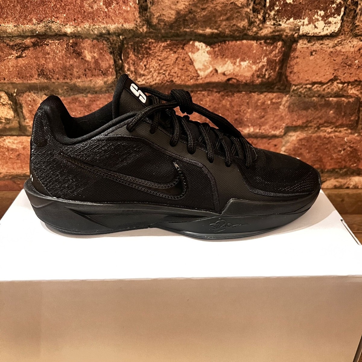 Nike by You Sabrina 2 Triple Black NBY Men's Size 5 Women's 6.5