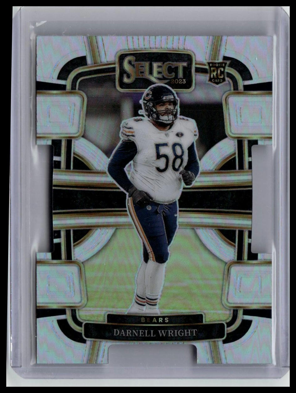 2023 Panini Select #17 Darnell Wright Silver Prizms Die Cuts