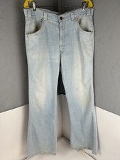 Levi's For Men Vintage 70s Jeans 40567 0812 Light Wash Denim Orange Tab 33x31