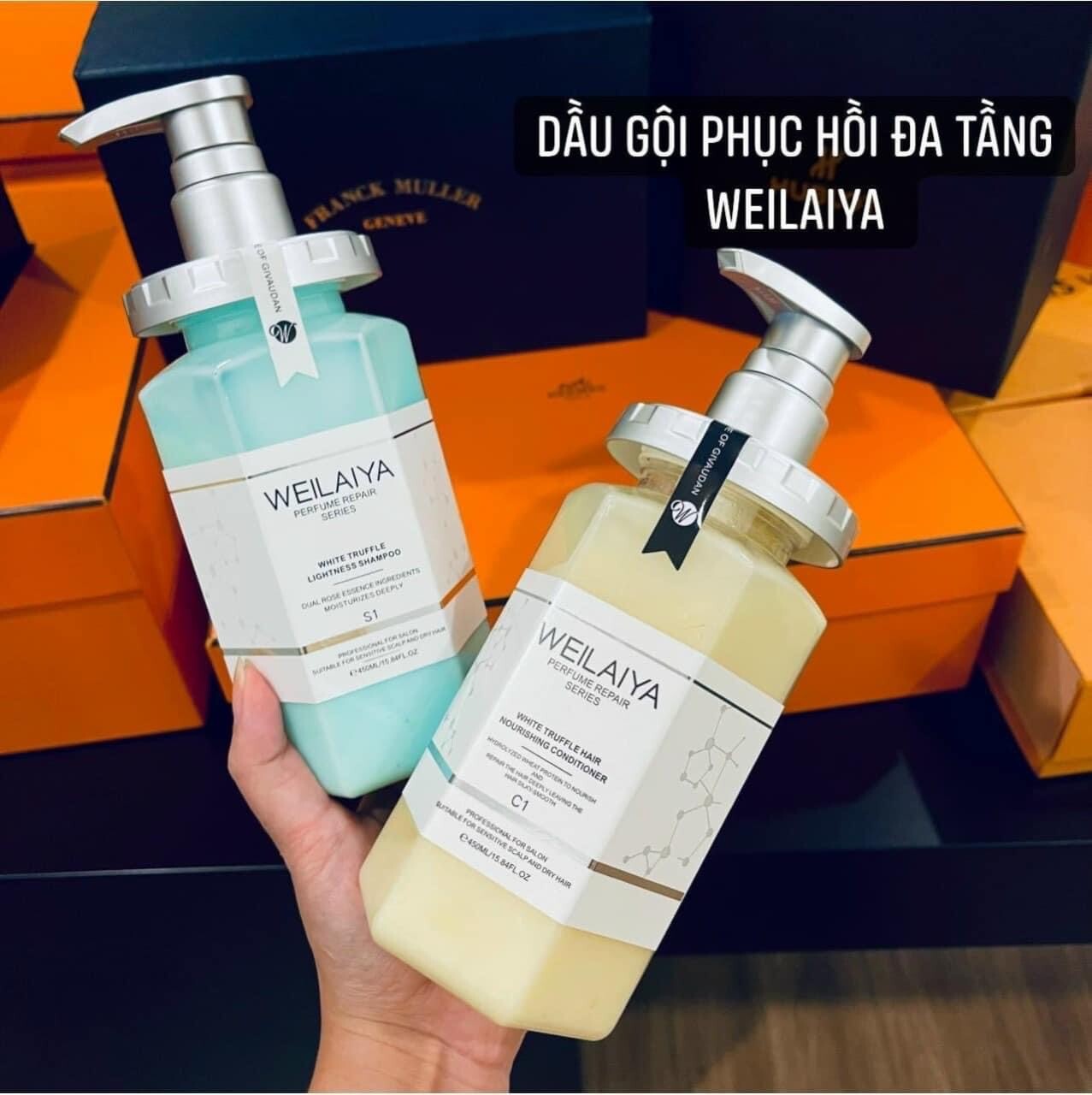 Weilaiya Perfume Repair Series White Truffle Shampoo And Conditioner.
