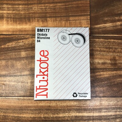 NOS Nukote BM177 printer ribbon RP-480-NUK-COM Nu-Kote BM-177