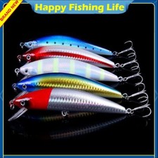 5PCS Lot Trolling Fish Bait Minnow Fishing Lures Bass Crankbait Tackle 13cm/39g
