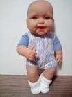 13" BERENGUER Baby Doll Blue Eyes  hardbody Girl Doll with Outfit
