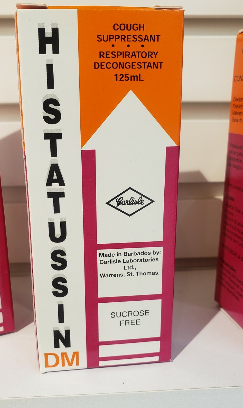 Histatussin 125mL Cough Suppressant, Respiratory Decongestant eBay