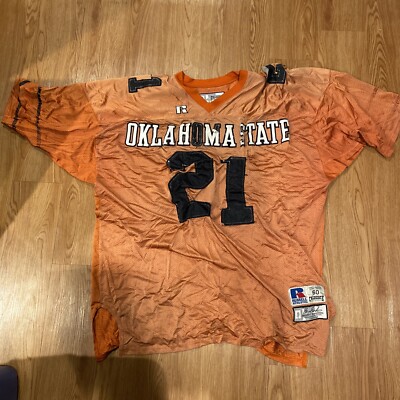 Oklahoma State Barry Sanders ジャージ 21 Barry Sanders Jersey #21 Oklahoma State Cowboys Leslie O