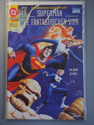 DC Crossover Superman / fantastischen Vier Dino