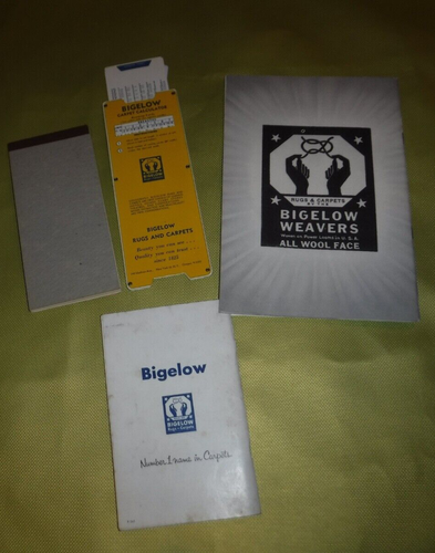 BIGELOW RUGS & CARPETS BOOKLETS - WEAVERS ALL WOOL FACE VINTAGE 1955 - Picture 5 of 5
