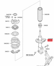 NIRO DE STRUT ASSY-FR, RH 2016-2022 WAGON 1.6L PETROL-GENUINE NEW KIA