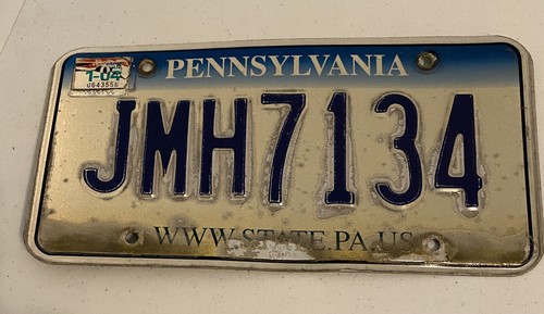 PENNSYLVANIA Authentic License Plates Lot Of 8 “ROADKILL / CRAFT CONDITION” - Picture 16 of 18