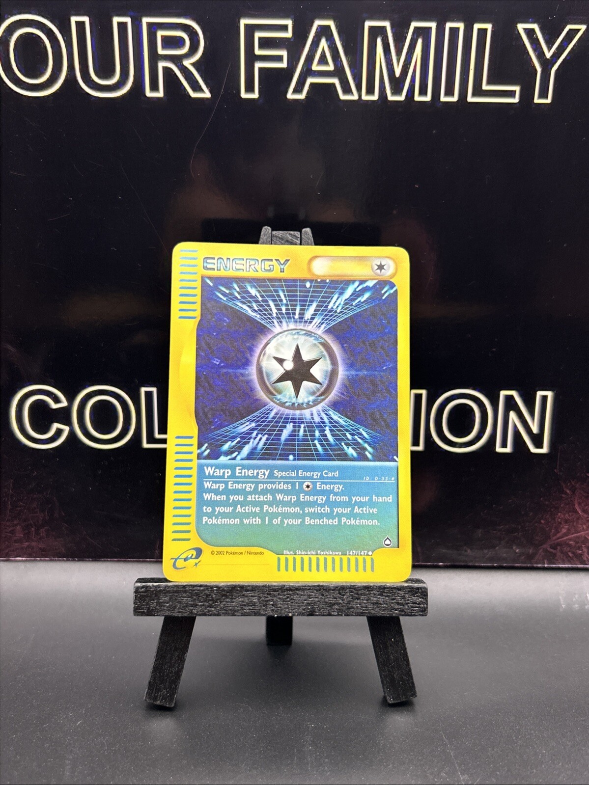 Pokemon Card - Warp Energy 147/147 Reverse Holo E-Series Aquapolis 2002 VLP