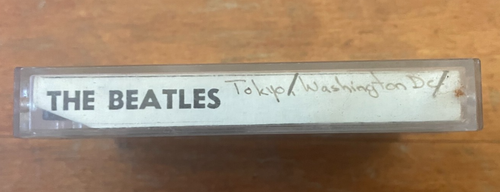 The Beatles Live From Tokyo & Washington D.C. Live Concert Cassette Tape
