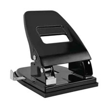 Image of Black Heavy Duty Metal Hole Punch 40 Sheet WX01236