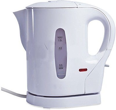 1 Litre White 900w Electric Cordless Kitchen Kettle Caravan Travel Hot Water Jug 679113306073 Ebay