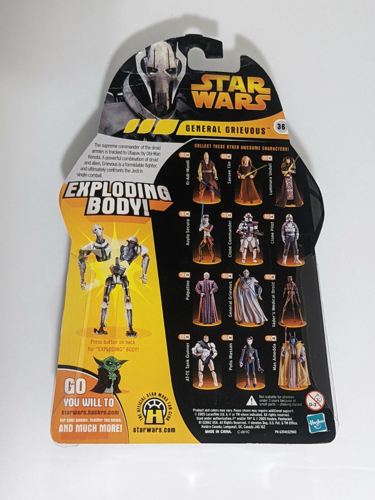 General Grievous Exploding General Grievous Star Wars Revenge of the Sith Exploding Body Figure ...