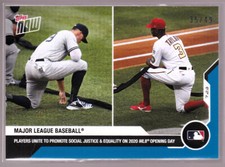 2020 TOPPS NOW Players Unite for Social Justice #1 BLUE 35/49 Cody Bellinger's #