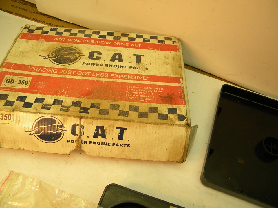 C.A.T. Equipo eléctrico. Juego de transmisión de engranajes de ralentí doble; GD-350; NOS; piezas de carreras Foto 4 de 4