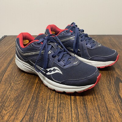 Saucony Cohesion II Men's Running Shoes Blue Lace Up Sneakers S20420-10 Sz 9