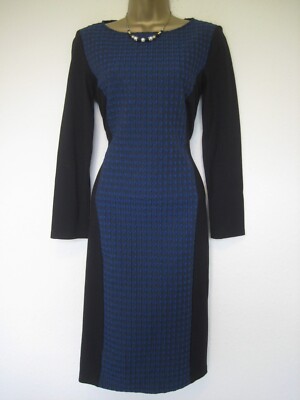 Max Mara Weekend black and blue dress size Medium UK