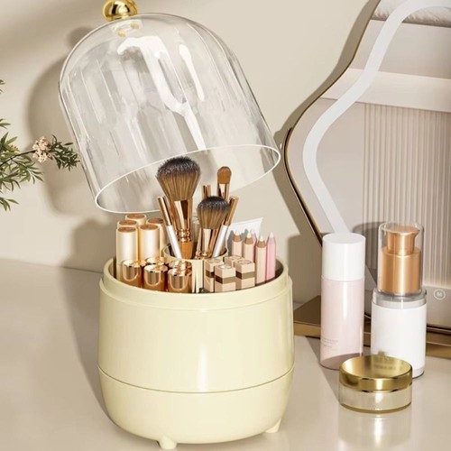 PP Cosmetics Display Case 360° Rotating Storage Box Makeup Brush - Picture 6 of 14