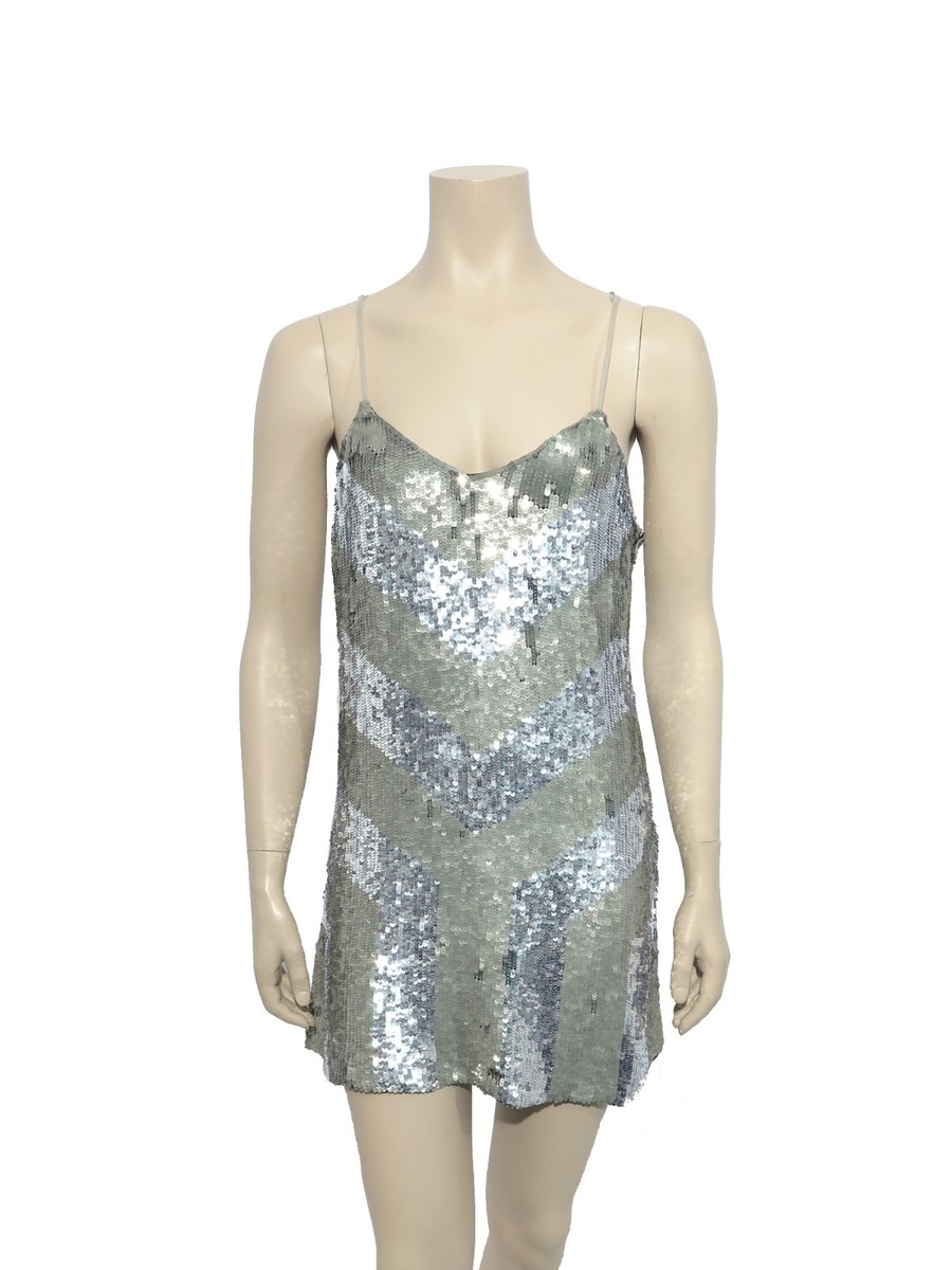 parker silver sequin dress PARKER Catalan Sequin Dress (new with tags!)