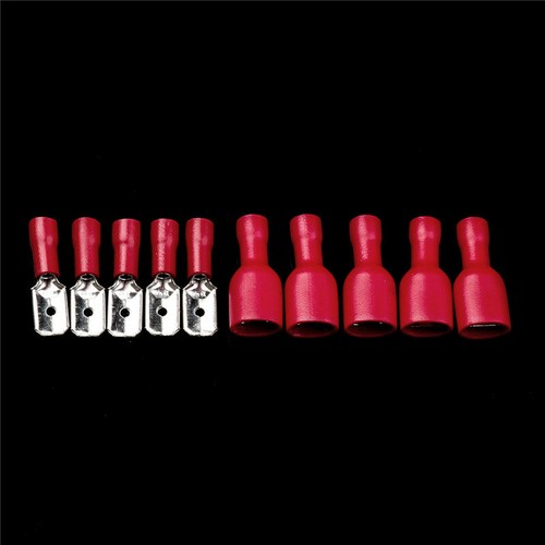 100Pcs Insulated Spade Crimp Terminals Male&Female Wire Connectors 22-10AWG - Picture 3 of 12